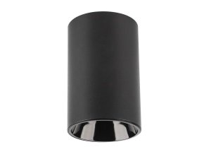 128877 cerne prisazene svitidlo kulate pro led zarovky gu10 65mm