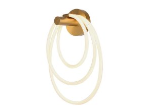 131052 zlate led nastenne svitidlo designove 37w