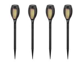 131677 solarni zahradni led svitidlo zapichovaci s imitaci plamene 1w baleni 4ks