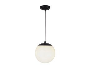 131818 cerno opalovy zavesny lustr pro zarovku e27 ip44