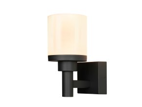 132818 cerne fasadni led svitidlo saponia 12w ip65