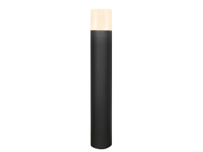 132824 cerne zahradni led sloupkove svitidlo sedum 12w ip65 80cm
