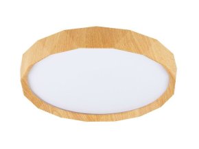 131506 1 led stropni svitidlo cadix s drevenym rameckem kulate 24w