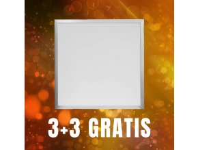 130417 stribrny podhledovy led panel 600 x 600mm 40w premium 3 3 zdarma