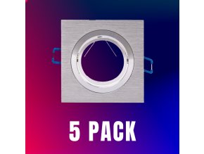 130435 1 podhledovy ramecek brouseny hlinik hranaty vyklopny baleni 5 kusu