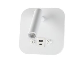 137967 7 bile nastenne led svitidlo s usb pd nabijenim 8w