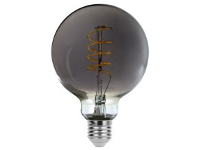 136803 led zarovka filament kourova g95 5w e27