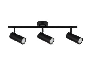 Corp de iluminat de tavan negru Colly pentru bec 3x GU10 imaginea1