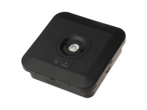 139110 cerne prisazene nouzove svitidlo 3w ip65