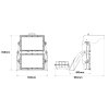Dimensiuni proiector LED 10501529 10501534