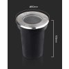 128874 kulate najezdove svitidlo pro led zarovku gu10 ip67