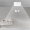 131803 3 bile prisazene led svitidlo ctvercove 18w ip44 premium