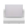 132514 2 bile fasadni led svitidlo naklopne 17w ip65
