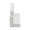 132514 3 bile fasadni led svitidlo naklopne 17w ip65