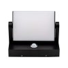 132523 2 cerne fasadni led svitidlo naklopne s pohybovym cidlem 17w ip65