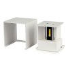 133058 4 bile fasadni led svitidlo hranate 11w ip65