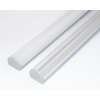 Profil din aluminiu pentru benzi LED TUBE (Selectați varianta și lungimea Profil + capac opal cu clemă 2m)