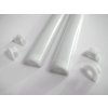 Profil din aluminiu pentru benzi LED TUBE (Selectați varianta și lungimea Profil + capac opal cu clemă 2m)