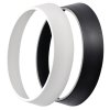 Plafon/plafonieră cu LED alb/negru cu senzor de mișcare 14W IP54 (Culoare lumină alb cald)
