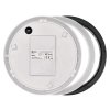 Plafon/plafonieră cu LED alb/negru cu senzor de mișcare 14W IP54 (Culoare lumină alb cald)