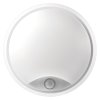 Plafon/plafonieră cu LED alb/negru cu senzor de mișcare 14W IP54 (Culoare lumină alb cald)