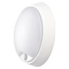 Plafon/plafonieră cu LED alb/negru cu senzor de mișcare 14W IP54 (Culoare lumină alb cald)
