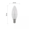 Bec LED 4,2W E14 cu lumină albastră slabă (Culoare lumină alb cald)