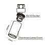 124846 8 bile led bodove svitidlo