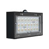 128880 5 cerne led nastenne solarni svitidlo s pohybovym cidlem 3w ip65