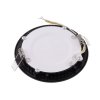 129195 2 cerny vestavny led panel kulaty 120mm 6w 24v cct