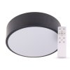 129363 1 smart tuya cerne led stropni svitidlo kulate 300mm 24w cct s do