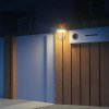 130623 5 bile led nastenne solarni svitidlo s pohybovym cidlem 3w ip65