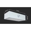 130623 8 bile led nastenne solarni svitidlo s pohybovym cidlem 3w ip65