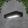 130740 1 cerne led nastenne solarni svitidlo s pohybovym cidlem 6w ip65