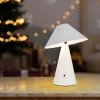 130734 1 bila led stolni nabijeci lampa 240mm 3w