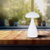 130764 1 bila led stolni nabijeci lampa 220mm 1w