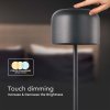 130836 4 cerna led stolni nabijeci lampa 210mm 1 5w ip54