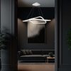 130857 1 bile zavesne led svitidlo designove 60cm 48w stmivatelne
