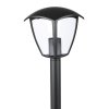 131031 3 cerna zahradni lampa pro led zarovku e27 60cm
