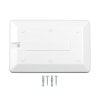131070 3 bile led nastenne svitidlo s cislem domu 12w ip65