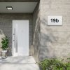 131070 5 bile led nastenne svitidlo s cislem domu 12w ip65