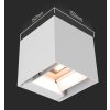 131088 4 bile led fasadni solarni svitidlo hranate s pohybovym cidlem 9w ip65