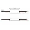 127775 2 led zdroj trafo long 24v 200w ip67