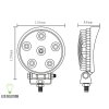 65451 8 led lumina de lucru 18w 10 30v