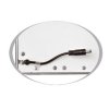 66273 7 argintiu încastrat a condus panou 600 x 600mm 45w