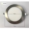 12W crom rotund trim terminat