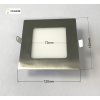 6W ornament cromat finisat nou 1
