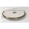 25W crom rotund trim terminat