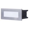 LED lampă încastrată pentru scări 1,5W dreptunghi (Culoare lumină alb cald)