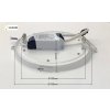 12W+4W finisaj rotund cu două culori